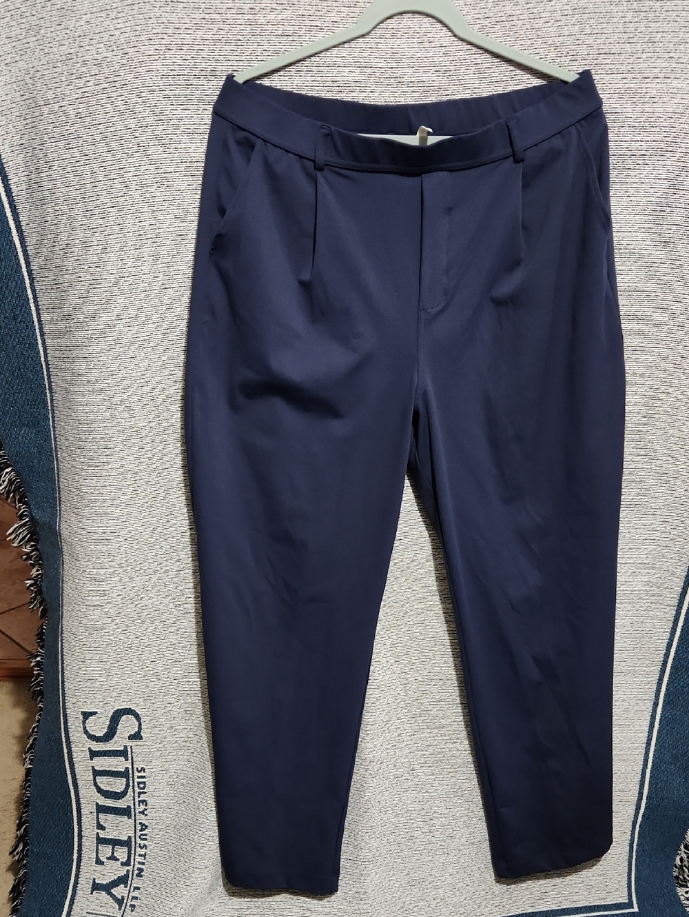 HALARA Navy Blue Wide Leg Pants